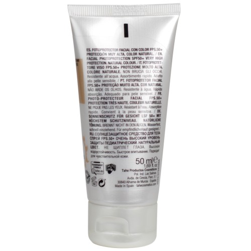 fotoprotector facial crema con color 50+ tahe 89948 500x500
