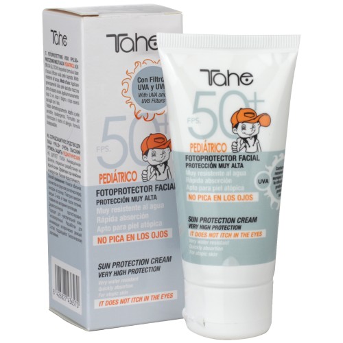 fotoprotector pediatrico facial crema 50+ tahe 500x500