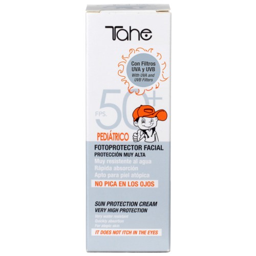 fotoprotector pediatrico facial crema 50+ tahe 89348 500x500
