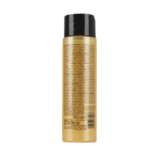 keratin gold Shampoo 300ml tahe 2 500x500