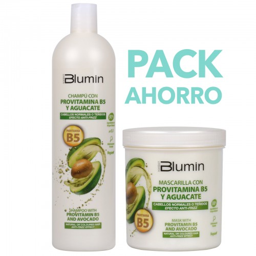 provitamina b5 aguacate pack champu mascarilla blumin urban 500x500