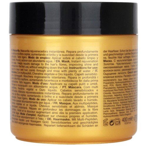Gold Peptide Keratin mascarilla trasera 400ml tahe 2 500x500