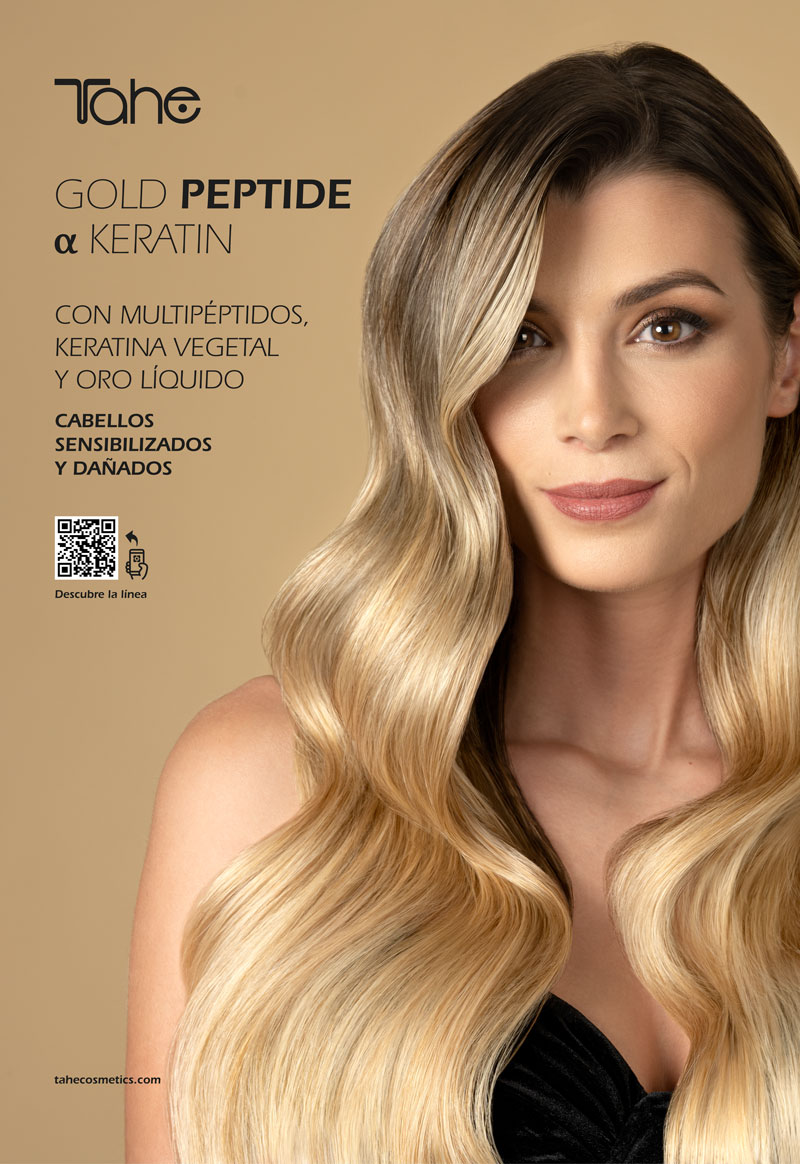 gold peptide keratin poster tahe
