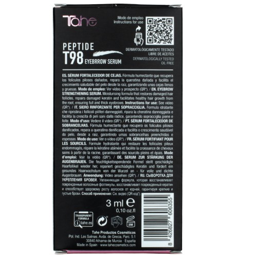 peptide t98 eyebrow estuche regalo desmaquillador 50ml tahe 115832 500x500