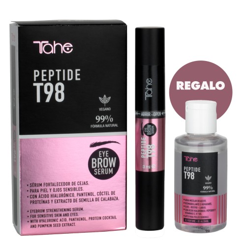 peptide t98 eyebrow estuche regalo desmaquillador 50ml tahe 500x500
