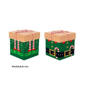 caja regalo cubo 2 std 10x10x112cm grunch