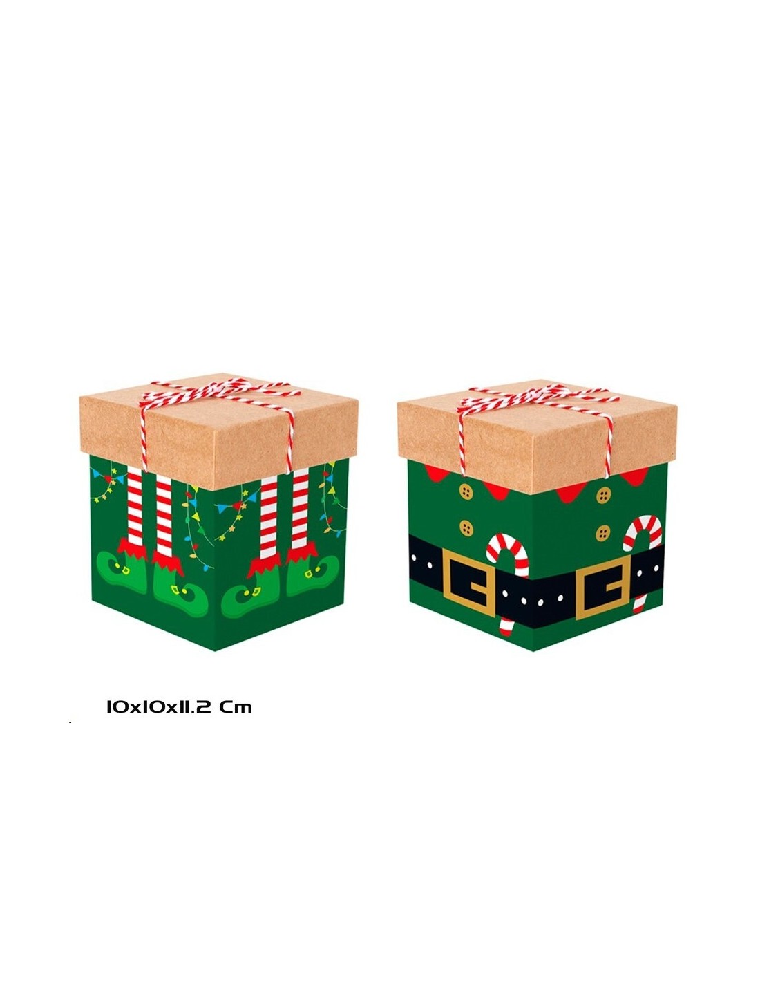 caja regalo cubo 2 std 10x10x112cm grunch