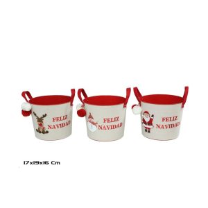 cesta metal turujan roja 3std 17x17x16cm
